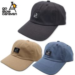 新品 ゴースローキャラバン go slow caravan CAP キャップ 帽子 ベースボールキャップ ワンポイント  ロゴ パッチ 刺繍 ユニセックス メンズ レディース ベージュ ネイビー ブラック