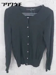 ◇ green label relaxing UNITED ARROWS ウール 長袖 カーディガン サイズ40 ブラック レディース 【中古】 【1002800663620】