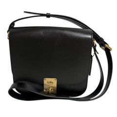 COACH コーチ ショルダーバッグ 黒 ハットン クロスボディバッグ ターンロック 肩掛け 斜め掛け ロゴ レザー