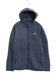【お得なクーポン配布中!】 パタゴニア ベターセーター フーディ レディース М 古着 18年製 フリース セーター ジャケット フルジップ パーカー ブルゾン シンプル 紺