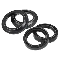 X AUTOHAUX Apriliaに対応RS125 1992-2010用 1セット 40mmx52mmx10mmのオートバイフロントフォークショックオイルシールとダストシール