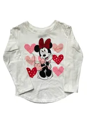 【Size 100】 ミニーちゃん 長袖 Tシャツ US古着 アメリカ ディズニー ロンT