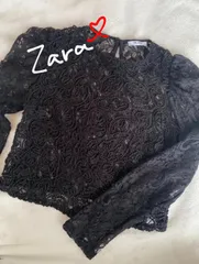 ZARA 美品　レースブラウス