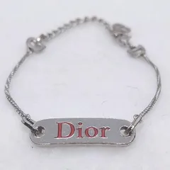 クリスチャンディオール　ブレスレット　プレート　Christian Dior