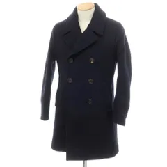 【中古】シーラップ Sealup ウールナイロン 中綿入り ピーコート ネイビー【サイズ44】【メンズ】のサムネイル