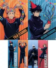 【中古】クリアファイル 虎杖悠仁＆伏黒恵＆集合 A4クリアファイル3枚セットA TaS 5周年記念イラスト 「呪術廻戦」 TOHO animation STORE 5周年記念出張所 in 渋谷マルイグッズ