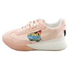 STELLA McCARTNEY (ステラマッカートニー) ファンタジア ミッキー ループ レースアップ ローカットスニーカー ピンク 41のサムネイル