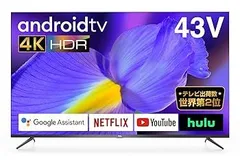 ジャンク品　TCL 43P615 43インチテレビ 2022年製 Amazon.co.jp: TCL 43V型 4K液晶テレビ Amazon Prime Video対応
