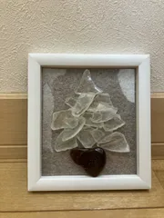 シーグラスアート　tree  christmas   present