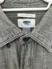 OLD NAVY メンズ　グレイ長袖シャツ　Mサイズ
