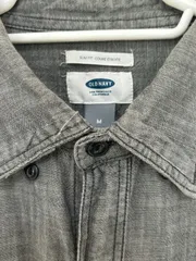 OLD NAVY メンズ　グレイ長袖シャツ　Mサイズのサムネイル