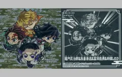 【中古】コレクションシール 鬼滅13-32[2枚入りレア]：竈門炭治郎＆我妻善逸＆冨岡義勇＆胡蝶しのぶ