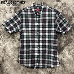Supreme/シュプリーム 半袖チェック シャツ/XL
