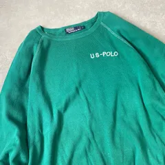 90's vintage RALPH LAUREN US-POLO刺繍 コットン ニット ラルフローレン