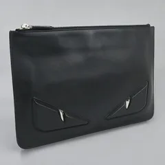 フェンディ FENDI クラッチバッグ メンズ 7N0078 O76 バグズアイ モンスター クラッチバッグ