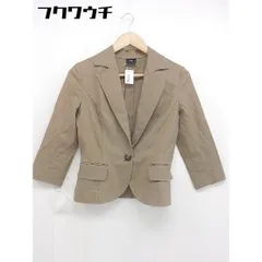 ◇ VICKY ビッキー 1B シングル 長袖 テーラード ジャケット サイズ2 ベージュ系 レディース 【中古】 【1106010006229】