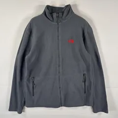 古着 ザ・ノースフェイス THE NORTH FACE フルジップフリースジャケット ワンポイントロゴ アウトドア L  グレー メンズ