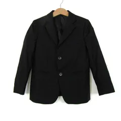 コムサイズム テーラードジャケット アウター フォーマル キッズ 男の子用 120Aサイズ ブラック COMME CA ISM 【中古】