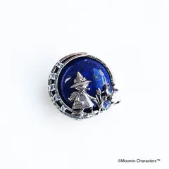 [送料無料] おかえりスナフキン ブローチペンダントトップ：碌山 ムーミン 正規取扱店 フェアリーチェ ※ネックレスチェーンなし【406C0017-TY】