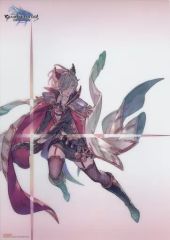 [중고] 포스터 재킷 일러스트 사용 A3 클리어 포스터 프리시아 [Blu-ray/DVD GRANBLUE FANTASY The Animation Season 2 -그랑 블루 판타지 지 애니메이션- Vol.6] 아마존 구입 특전