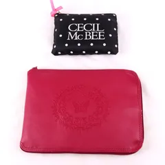 セシルマクビー/ハナエモリ エコバッグ 2点セット コンパクト まとめて 鞄 ブランド CO  レディース CECIL McBEE etc. 【中古】