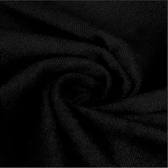 綿 麻 コットン リネン の 布 DIY 手芸用 綿 麻 生地 無地 単色 【長さ 1m 2m 3m 4m 幅155】 (1ｍ,ブラック)