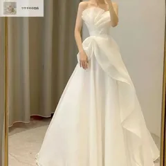 【未使用】ウェディングドレス ホワイト 前撮り PHOTO WEDDING STYLEの衣装(Y-234(OW)-9)【Photorait】