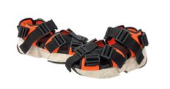 エムエムシックス MM6 メゾンマルジェラ Maison Margiela 19AW プラットファームランナー スポーツサンダル チャンキーソール ORANGE 橙 S40WP0144 サンダル ストラップ オレンジ SIZE37 104S-817