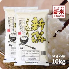 【200円OFFクーポン配布中】新米 新潟県産コシヒカリ10kg  お米 10キロ 令和5年産 白米