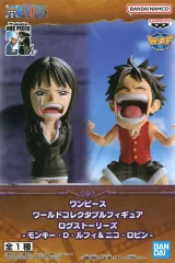ONE PIECE ワールドコレクタブルフィギア　ルフィ&ニコ・ロビー ワンピース ワールドコレクタブルフィギュア ログストーリーズ
