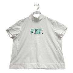 中古 レディース アルチビオ archivio 半袖シャツ 36(S) 白 ホワイト ハイネック ショート丈