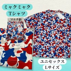 ミズノ 大阪・関西万博 EXPO2025デザインシステム総柄 Tシャツ L