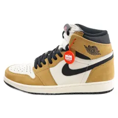 NIKE (ナイキ) AIR JORDAN 1 RETRO ROOKIE OF THE YEAR 555088-700 エアジョーダン1 ルーキーオブザイヤー ハイカットスニーカー ホワイト/ブラウン US8.5/26.5cm