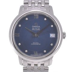 オメガ OMEGA 424.10.33.20.53.001 デビル プレステージ 自動巻き レディース 美品 R#141365
