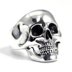 RingSize:15 [世界のアクセサリー カルメロ] good vibrations グッドバイブレーション スカル ドクロ ガイコツ リング 指輪 (15)