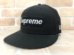 【中古】 SUPREME シュプリーム ×New Era Box Logo Cap ブラック 7 1/2 111387768