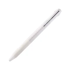 【在庫処分】書きやすい ホワイト SXE3JSS05.1 0.5 スリムコンパクト ジェットストリーム 3色ボールペン 三菱鉛筆