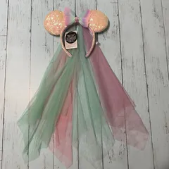 東京ディズニーリゾート カチューシャ バタフライ ベール パステルカラー