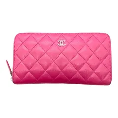 ♪11132 CHANEL マトラッセ ラウンドファスナー長財布