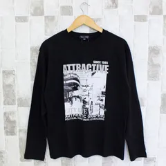 ロングTシャツ メンズ 長袖 Tシャツ ロンT プリントT アメカジ ミリタリー フォト 3L クルーネック トップス 男女兼用 ユニセックス 秋冬 春夏 nt9* 10-ブラック