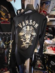 【M】VANSON バンソン ドライロンTEE メンズ 長袖Tシャツ nvlt-2406