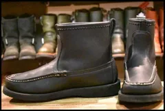 ラッセルモカシン新品未使用アメリカ製3ホール本革シボレザーミドルブーツ