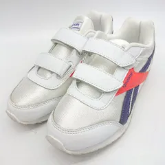 ◇ Θ Reebok リーボック キッズ マジックバンド スニーカー サイズ22.5 ホワイト 男の子 E  【1501230005920】