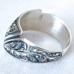 ＊NEW＊トルコ製 手彫りシルバー925リング