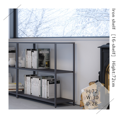 高さ72cm 幅30cm 奥行き28cm アイアンシェルフ受注生産：4～6週間