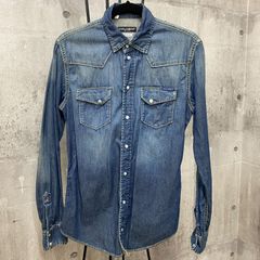 D-03030 DOLCE & GABBANA ドルチェ＆ガッバーナ デニムウエスタンシャツ SICILIA サイズ：39