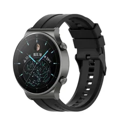 【在庫セール】[FitTurn] For Huawei Watch GT 3 2 Pro/GT 2e / GT 46mm / GT2 46mm / GTアクティブ/交換用ストラップと互換性のあるバンドシリコンバンドブレスレットウォッチバンド For Huawe