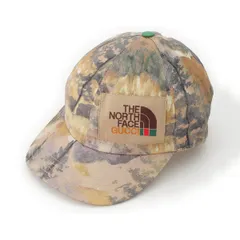 パンちゃん様THE NORTH FACE x GUCCI カモフラージュキャップ
