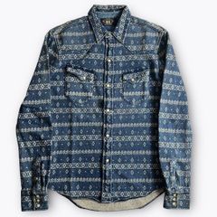 【RRL】リネン混インディゴウエスタンシャツ RRL】リネン混インディゴウエスタンシャツ - メルカリ
