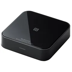 【迅速発送】エレコム Bluetoothオーディオレシーバー ステレオミニ接続 RCA変換ケーブル付 ブラック LBT-AVWAR501XBK